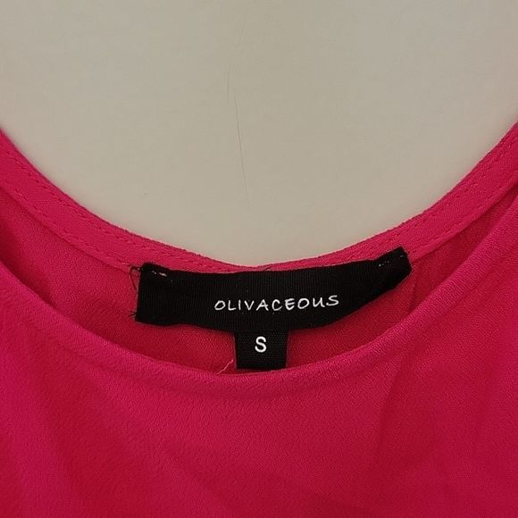 Olivaceous S pink tank top - Picture 3 of 5